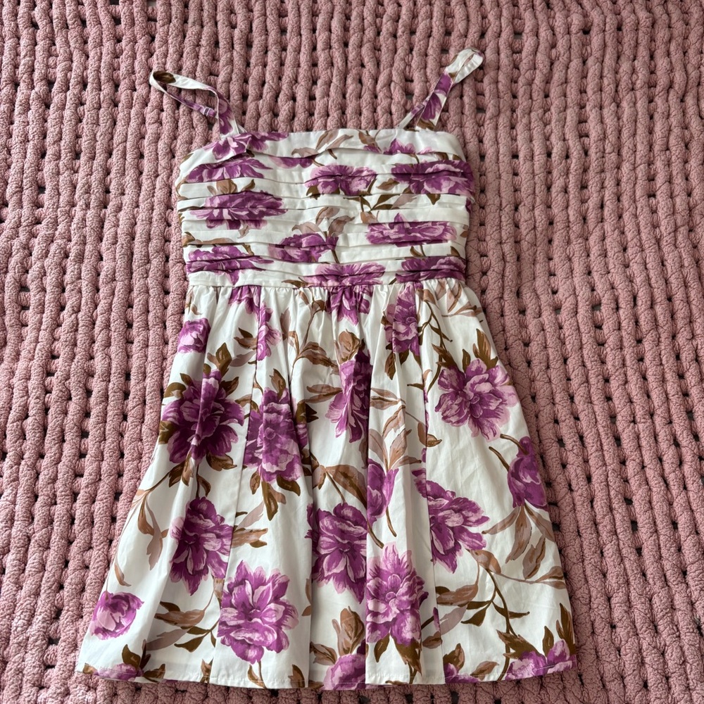 Abercrombie & Fitch Floral Purple Dress